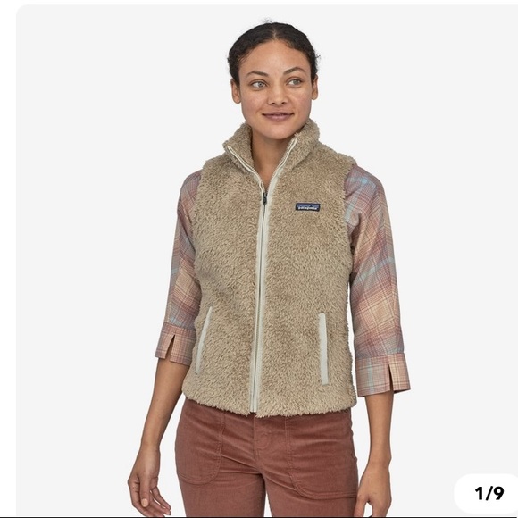 Patagonia | Los Gatos Fleece Vest Khaki M - Picture 2 of 4